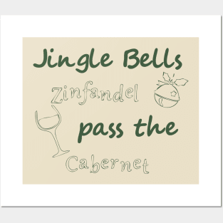 Christmas Wine Jingle Posters and Art